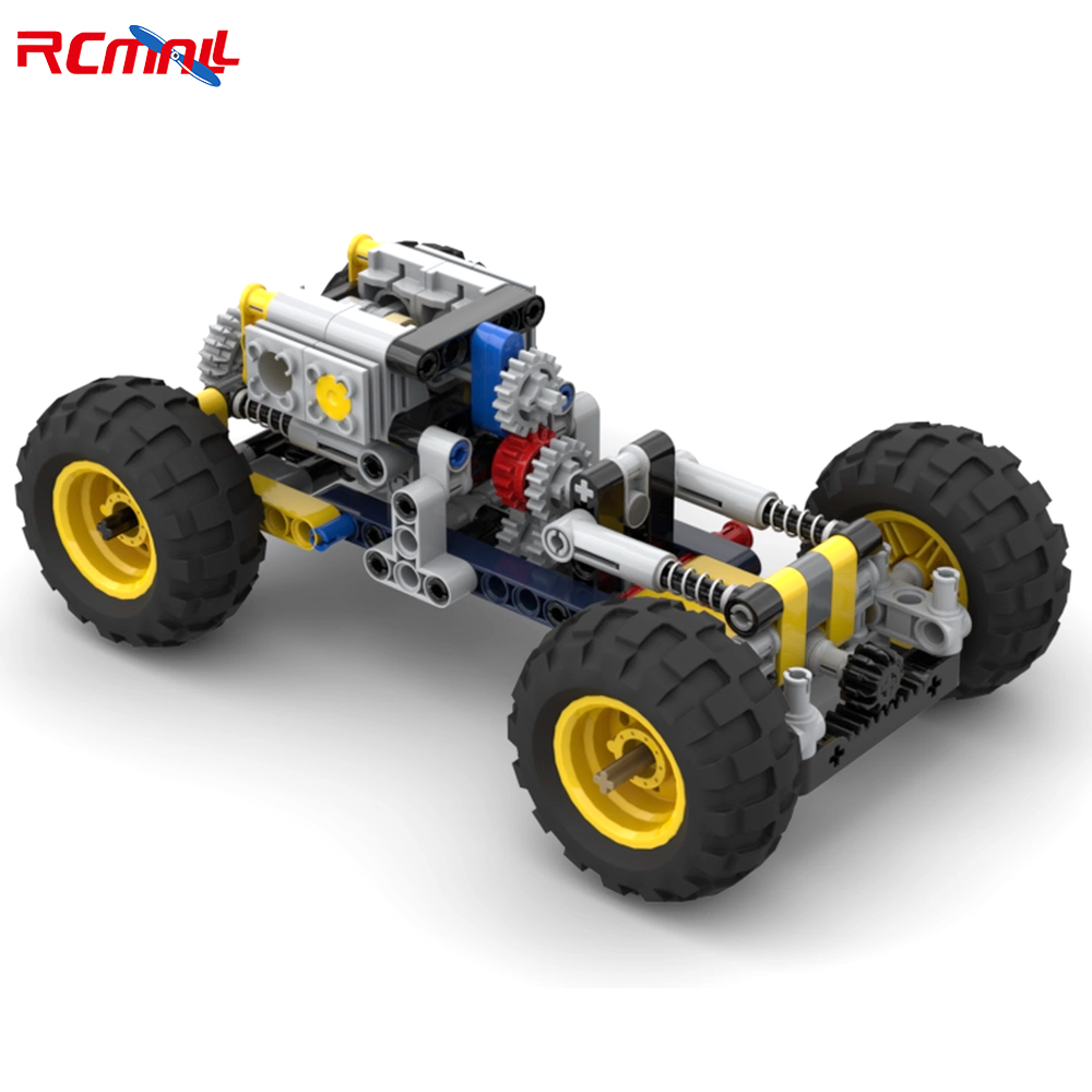 Science And Invention - MOC Off-road Car Vehicle Chassis Educational