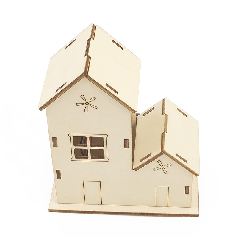 Science Nature - DIY Handmade Glowing House Model Science