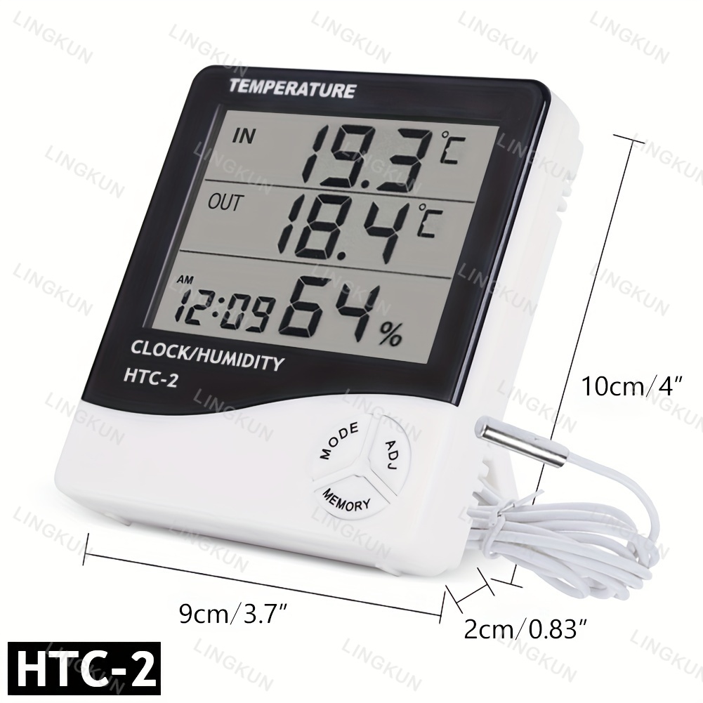LCD Digital Thermometer Hygrom - Weather Station Indoor 评论和价格