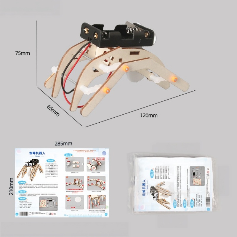 Diy Handmade Walking Spider Ro - Science And Invention 评论和价格