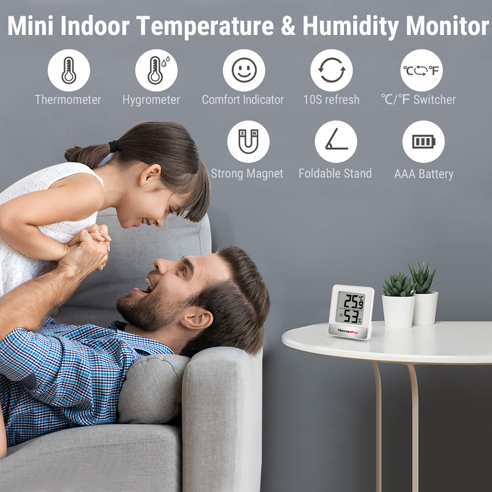 ThermoPro TP-49 Mini Weather S - Weather Station Indoor 评论和价格