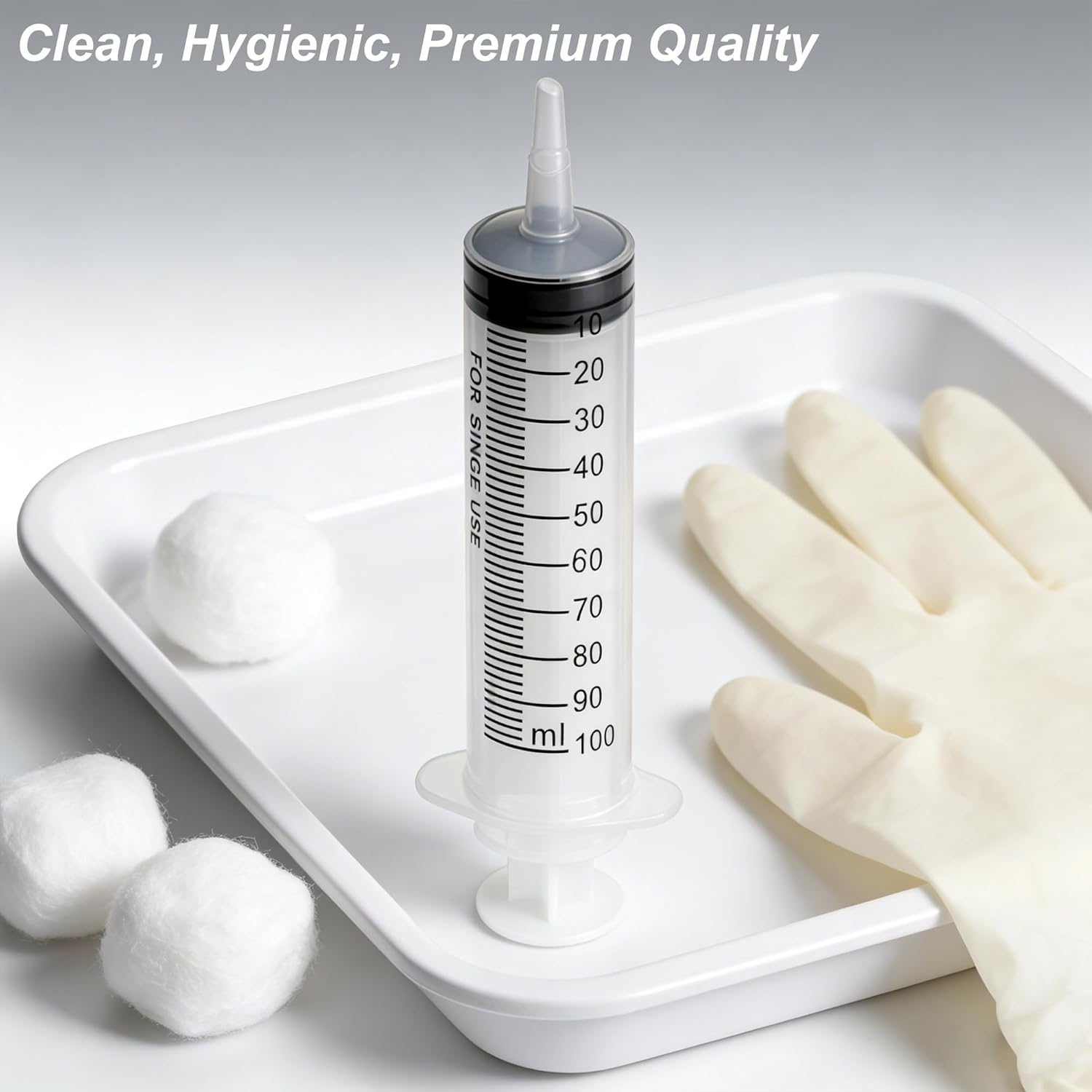 3-Pack Large Syringes (100ml), - Science And Invention 评论和价格