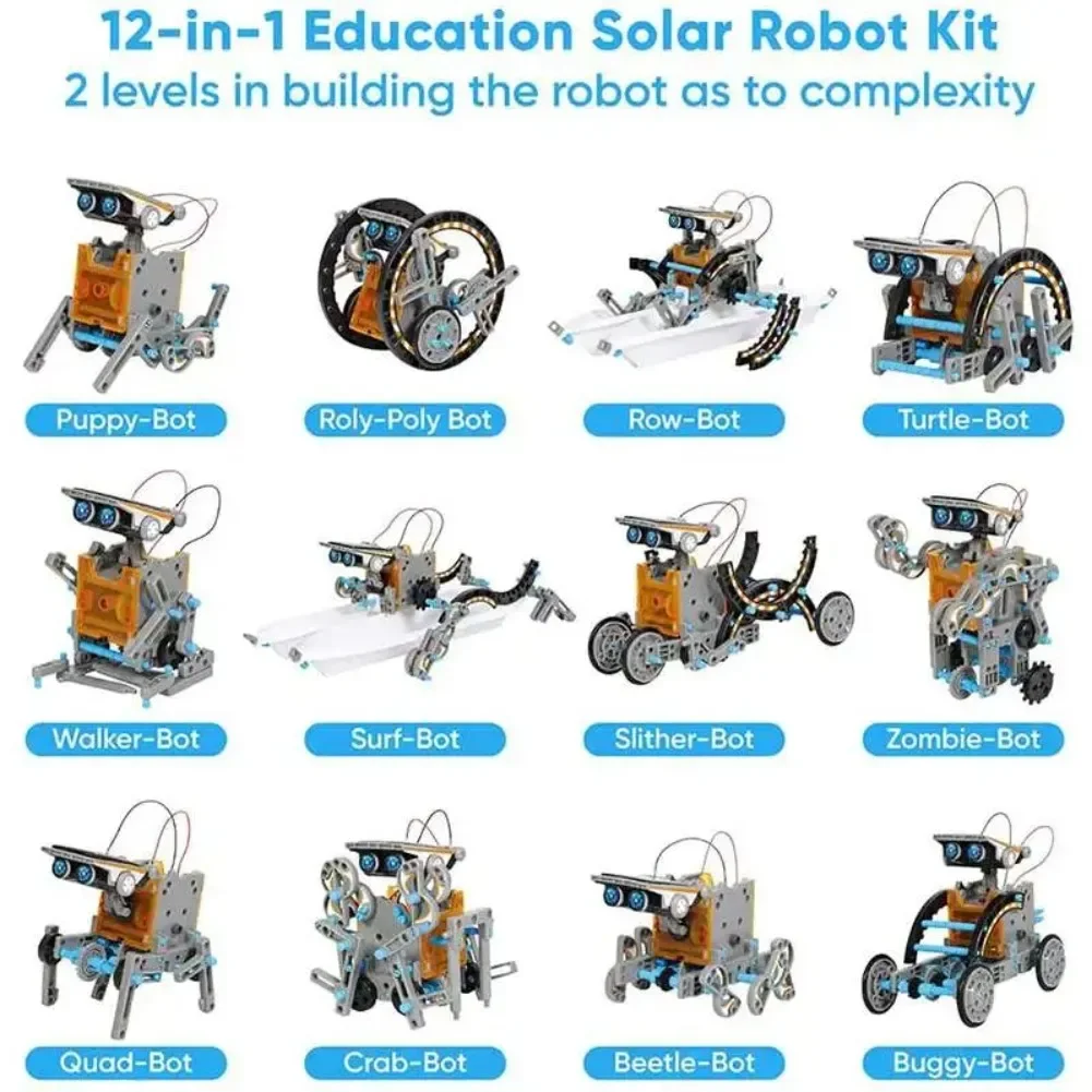 13 in 1 Solar Powered Robot Sc - Science Robot 评论和价格